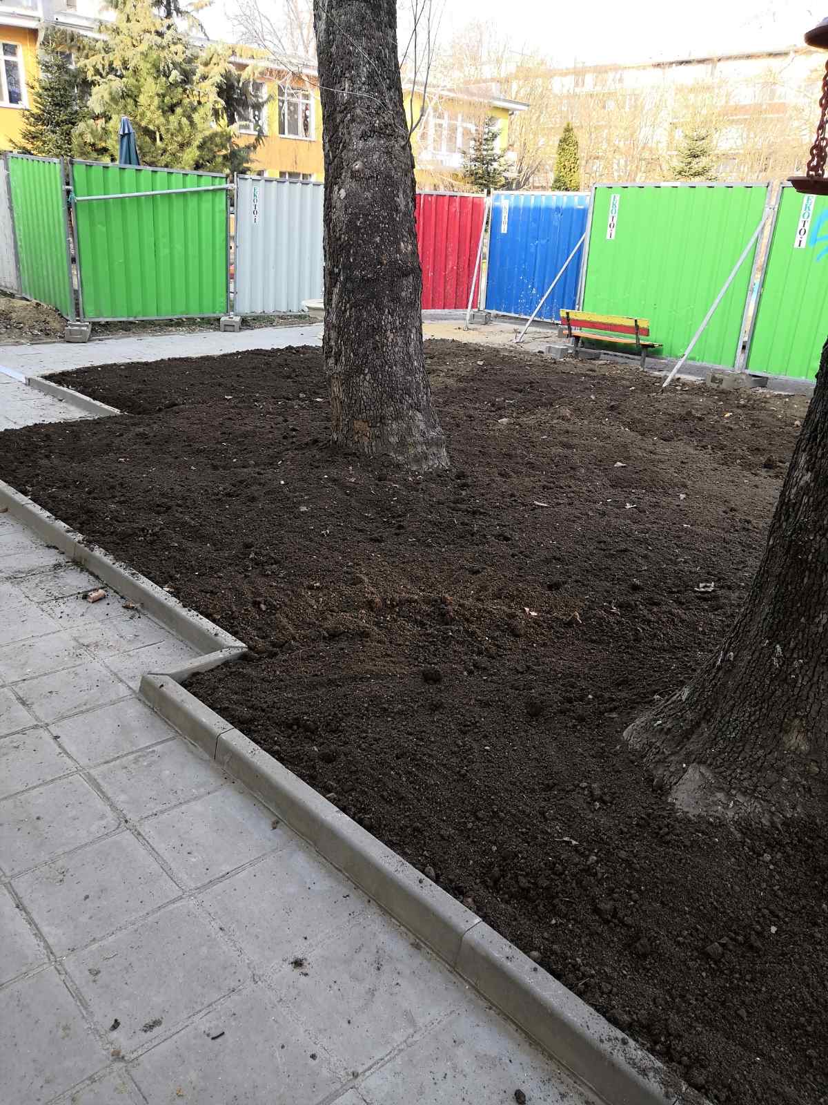 По време — късен етап от строежа